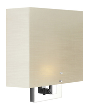  WS225FWSNMB4 - Wall Sconce Zen Frosted White Satin Nickel Max 2x40W E26